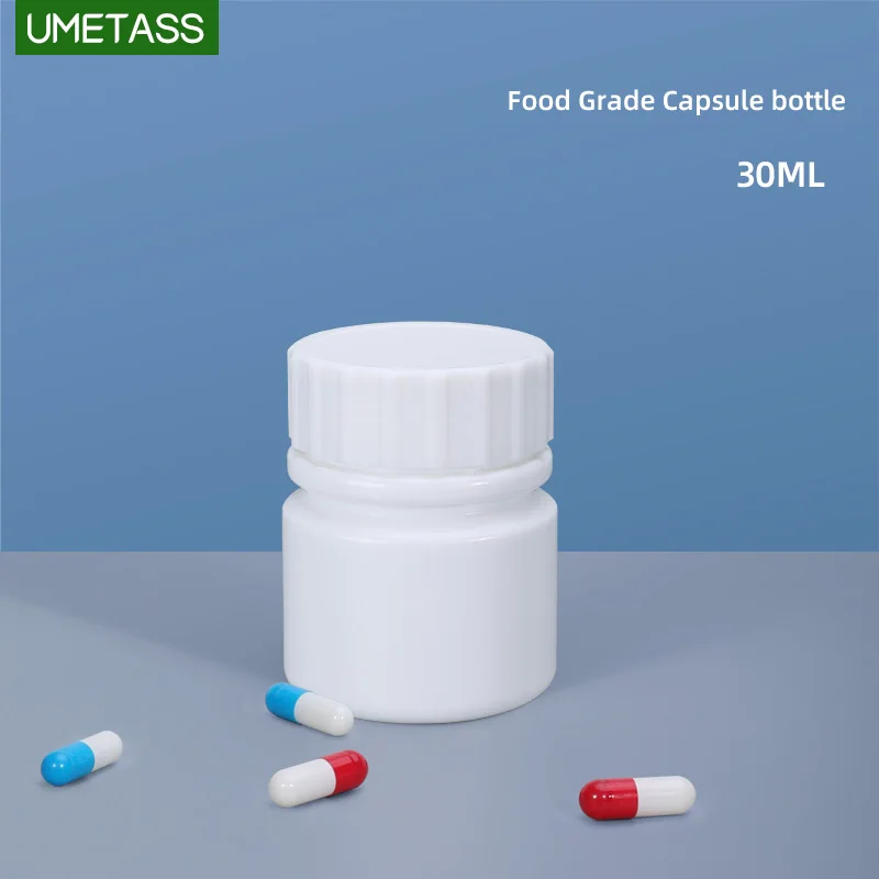 

Круглая пластиковая бутылка с закручивающейся крышкой, 20 шт., 30 мл