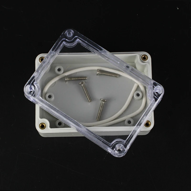 83x58x35mm ABS IP65 Waterproof Plastic Wire Junction Box Transparent Enclosure Clear Project Case Electronic Terminal