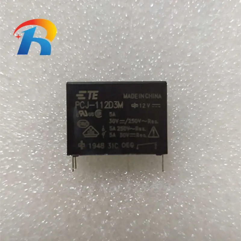 Free shipping 10pcs/lot 100% New Original TE OEG Power Relay PCJ-105D3M 5VDC PCJ-112D3M 12VDC PCJ-124D3M 24VDC 3A 5A 250V 4Pins