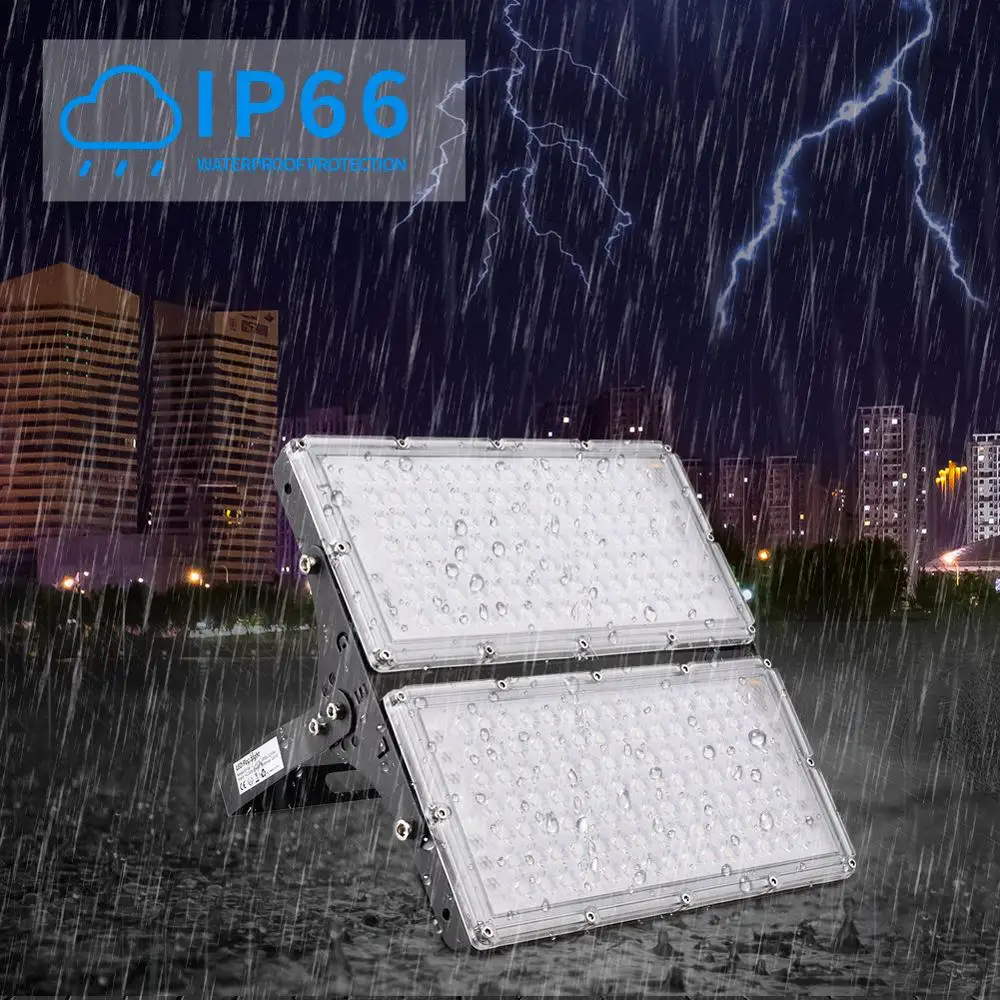 Module de génération de lumière de Garage Ultra-mince, 200W/100W AC 220V, éclairage extérieur blanc froid IP65 16000LM