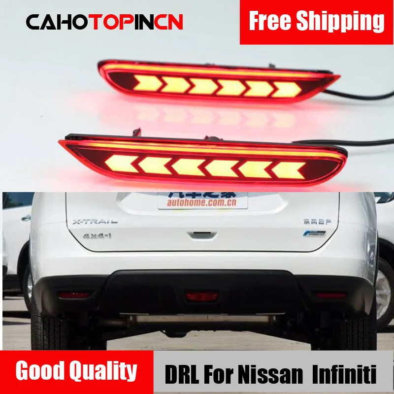 

Led Brake Light Rear bumper Reflector Driving Fog Lamp For Nissan Qashqai 2016~2018 / X-trail 2014~2016 / Teana Altima 2019 2020