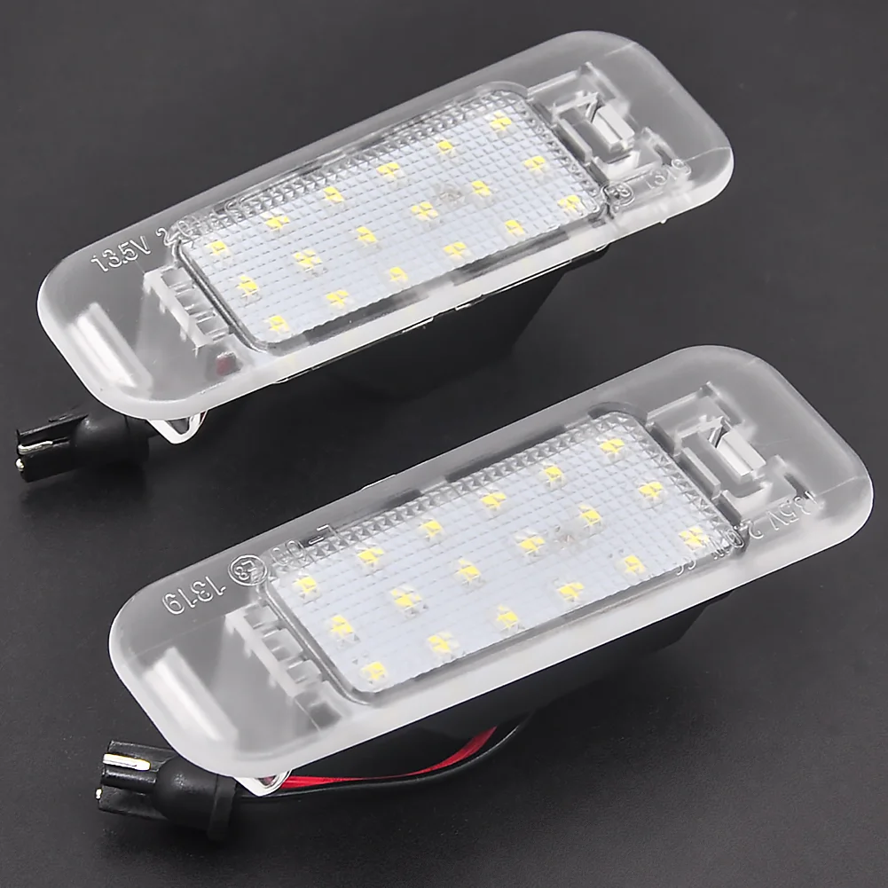 2Pcs For Kia Rio 2005-2011 Rio5 2006-2011 Car Rear High Brightness White LED License Plate Light Number Plate Lamp
