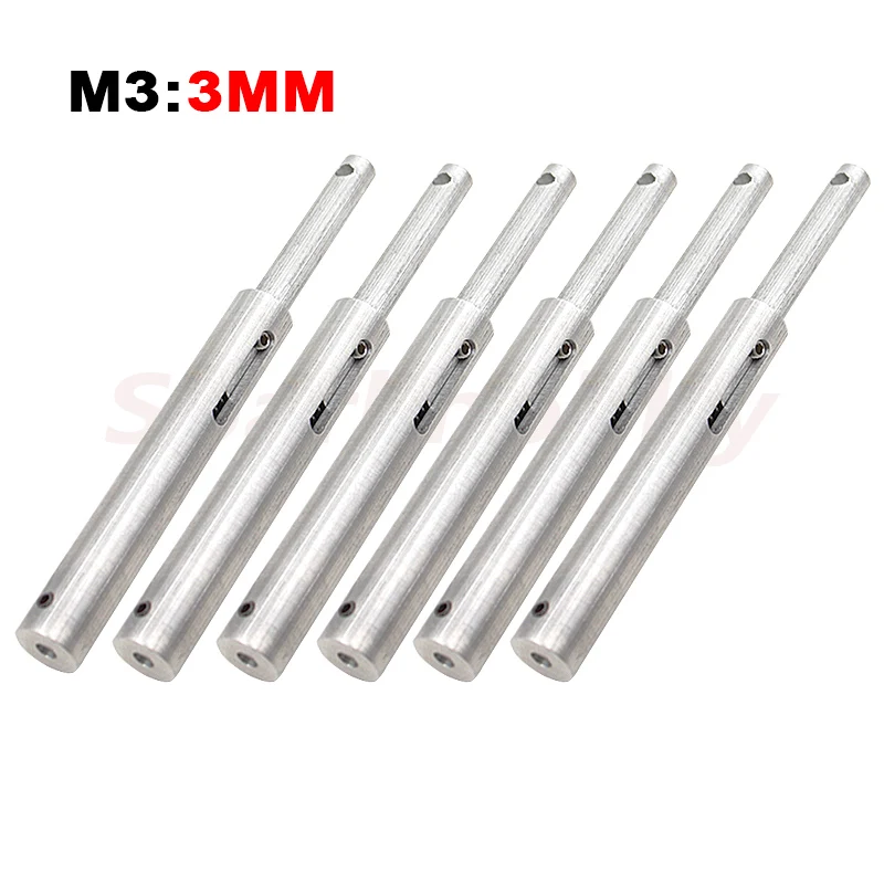 3/6PCS M3 M4 Lightweight Aluminum alloy Anti-Vibration Landing Gears Shock absorber Straight rod for RC aircraft shockproof ACCS