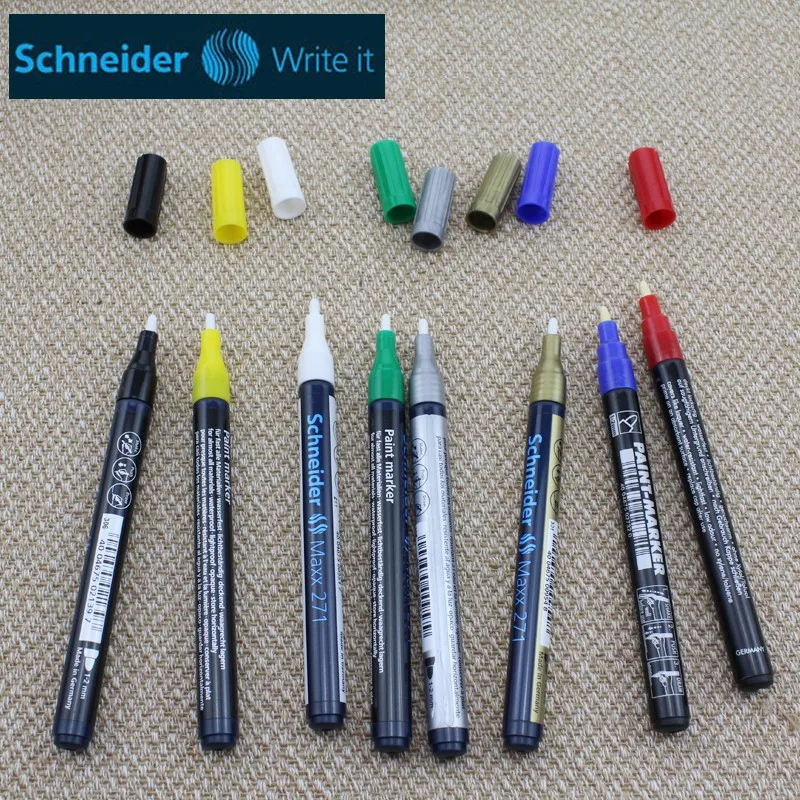 Germany SCHNEIDER 278 High Temperature Resistant Paint Colored Marker Pen 2mm 300Celsius Heat Resistant 1PCS