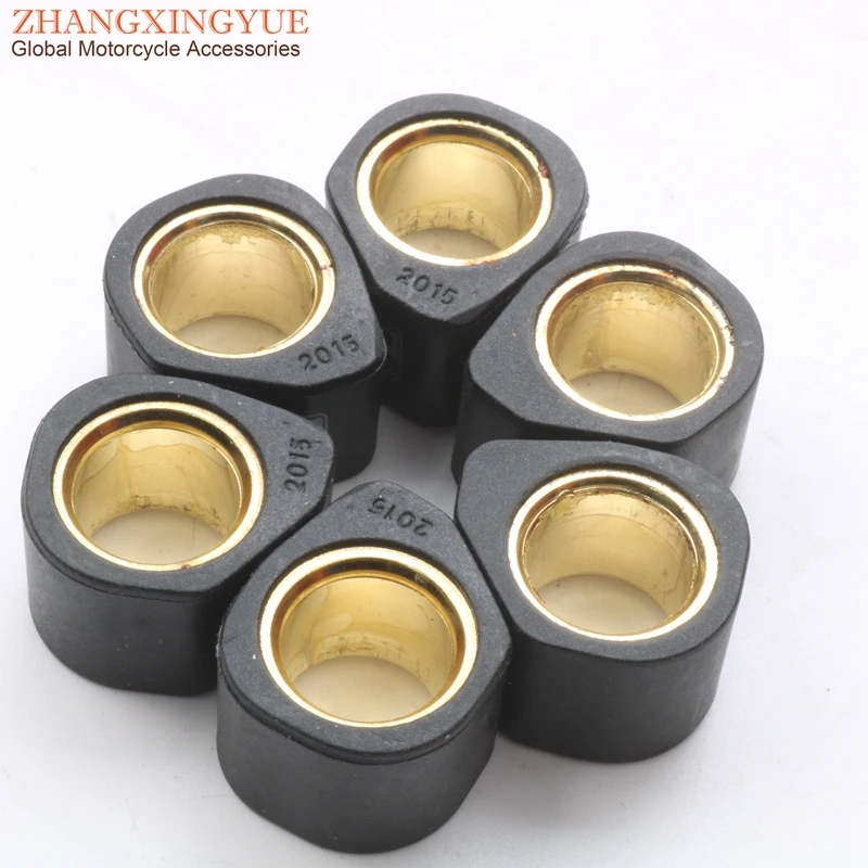 6PC High Performance Variator Weights 20x15mm 13 gram for Honda PCX SH125 NES S-Wing Spacy 125cc 4-stroke