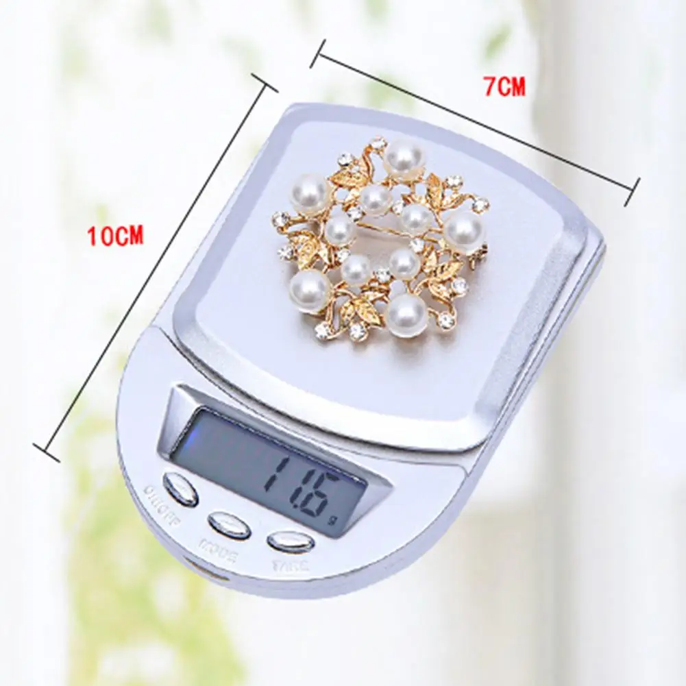 80% Hot Sale Pocket Mini 0.01g Precise LCD Digital Electronic Scale Jewelry For Weighing Balance Kitchen Scales