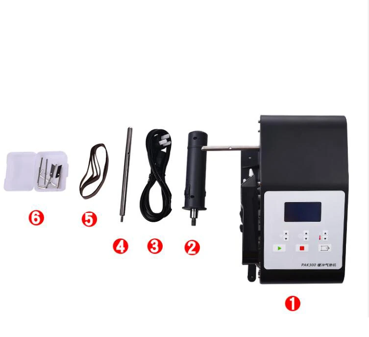 Bubble Bag Inflator Food Processor Multifunction Buffer Cushion Package Sealer Fully Automatic Air Filling Machine Film Inflator