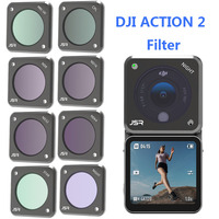 Filter for DJI Action 2 Lens Filters CPL UV ND 8/16/32/64 Macro Star Night NDPL Lenses for DJI Action Osmo 2 Camera Accessories