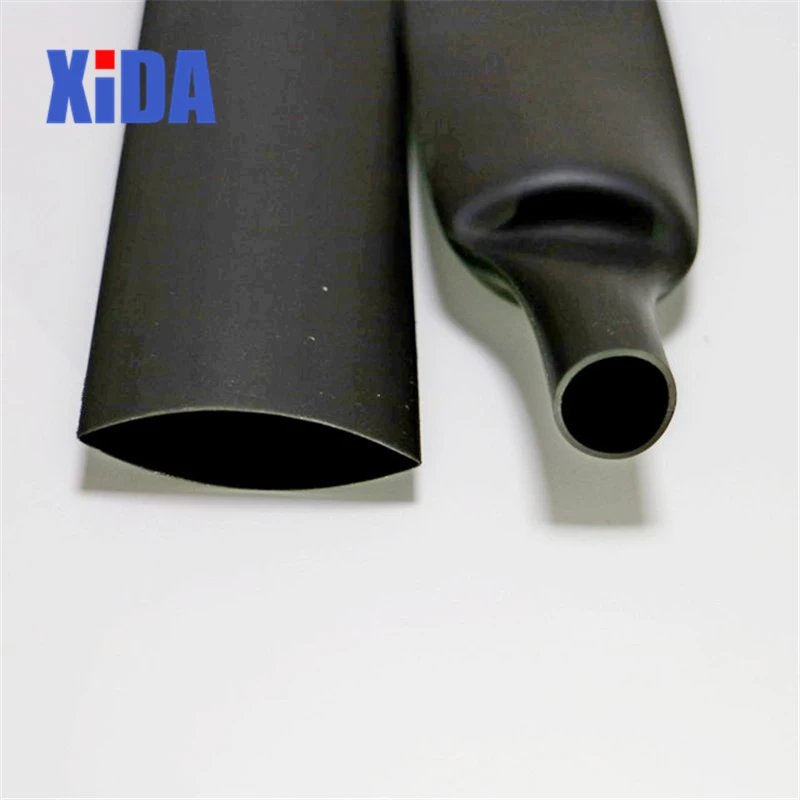 10meters/set Black 2:1 Heat Shrink Tube Tubing Black Cable Wire Sleeving Wrap 10mm 12mm 15mm 16mm 18mm 20mm 25mm 30mm 35mm 40mm