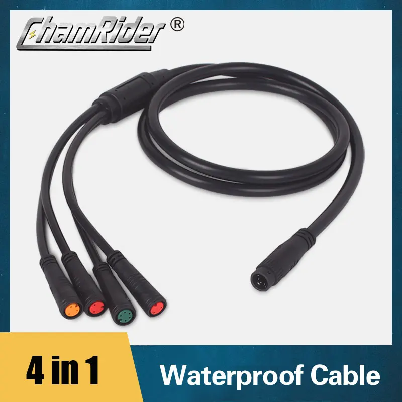 Waterproof Cable for Electric Bike Julet, 1 to 4 Main Cable