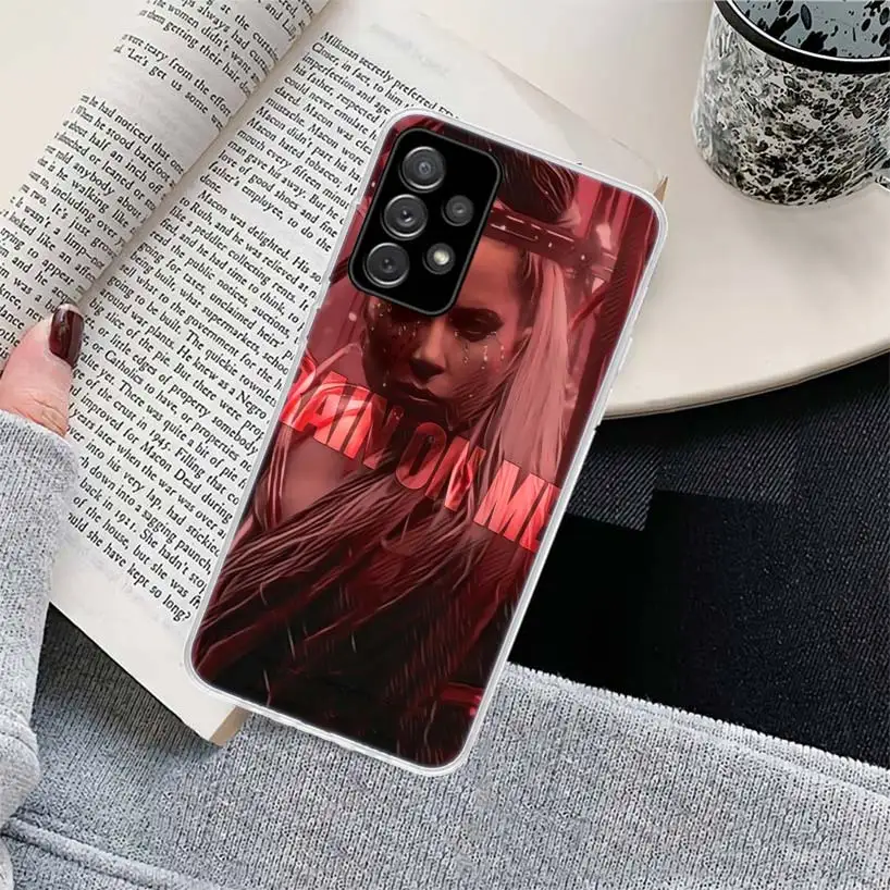 Lady Gaga Singer Telefoonhoesje Voor Samsung Galaxy A54 A54 A53 A52 A14 A13 A12 A24 A23 A22 A34 A33 A32 A 04S A 03S A 02S A42 A73 A72 Cover