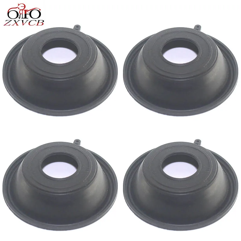 4pcs for Ninja ZX11 ZX1100D ZX1100C ZX-11 ZX1100 ZX 1100 D C Motorcycle carburetor repair kit plunger diaphragm rubber