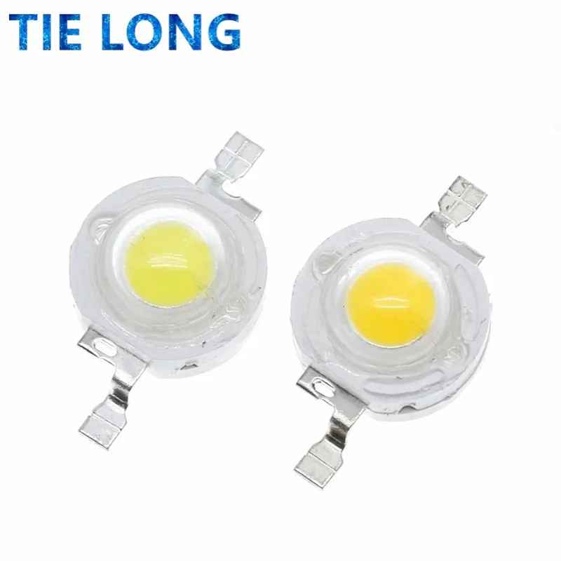 10PCS/LOT led 1W 100-120LM LED Bulb IC SMD Lamp Light Daylight white/warm white High Power 1W LED Lamp bead