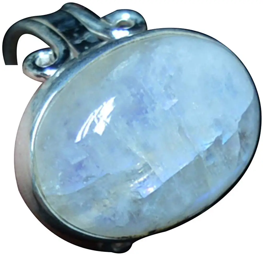 

Genuine Moonstone Ring 925 Sterling Silver, USA Size : 7.75, 2SR482