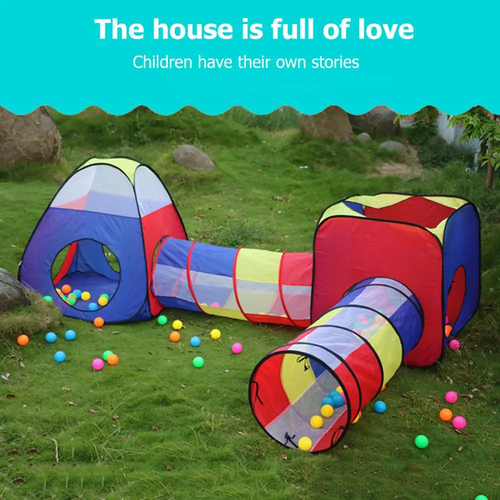 Kinder Spielen Haus Indoor Outdoor Ozean Ball Pool Pit Spiel Zelt Spielen Hütte Einfache Klapp Mädchen Garten Kinder Kinder Spielzeug zelt Dropship