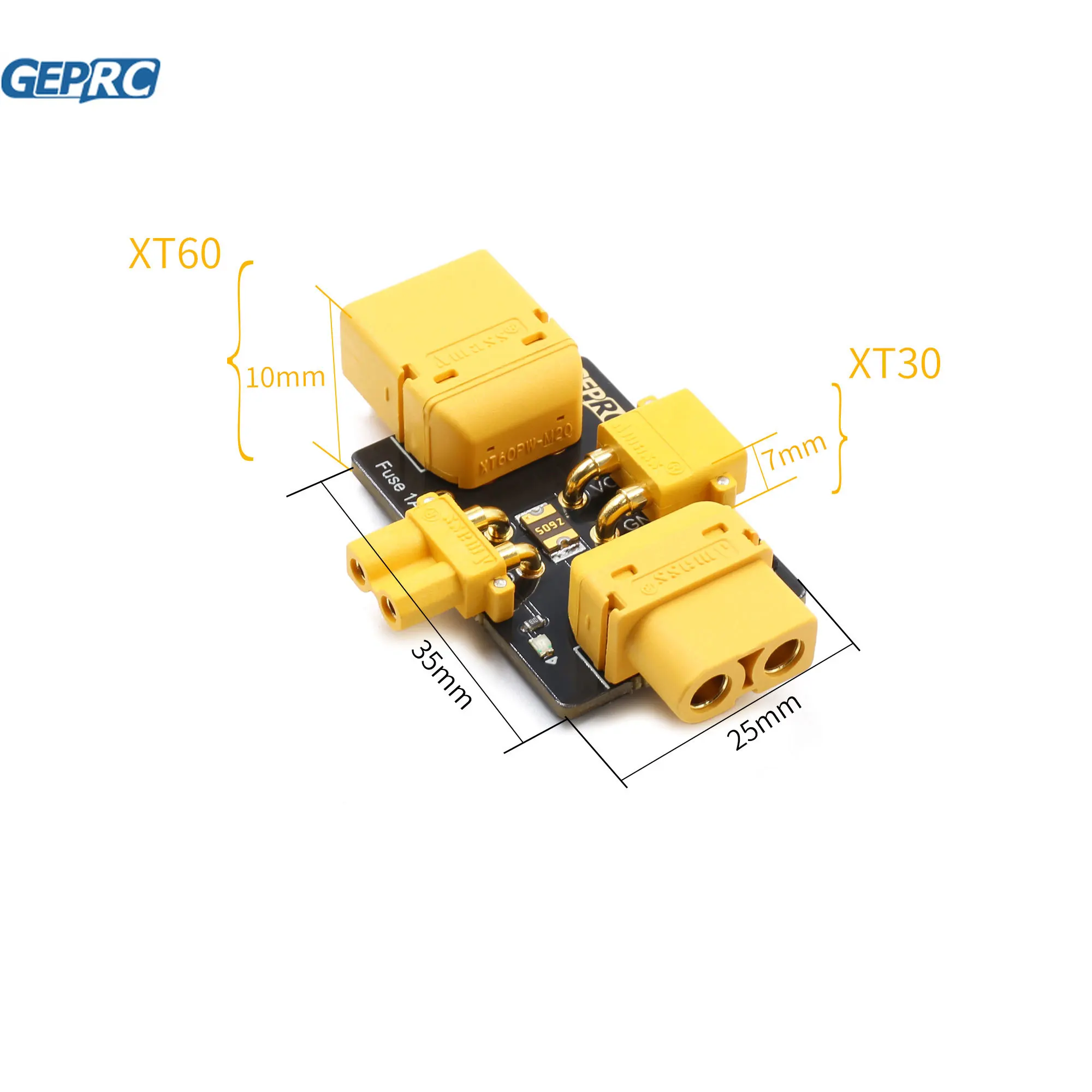 GEPRC-conector de alarma Universal para Drones, accesorio para cuadricóptero RC FPV, compatible con la mayoría de los Drones, DIY, XT30 y XT60