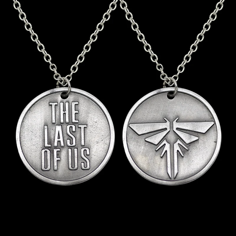 The Latest Round Round Last Survivor Logo Pattern Pendant Necklace Men And Women Models Alloy Material Jewelry Direct Sales