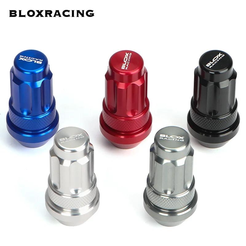 16/20Pieces 7075 aluminum alloy forged wheel lightweight anti-theft nut, m12 * 1.5 m12x1.25 suitable for Subaru, Honda, Ford