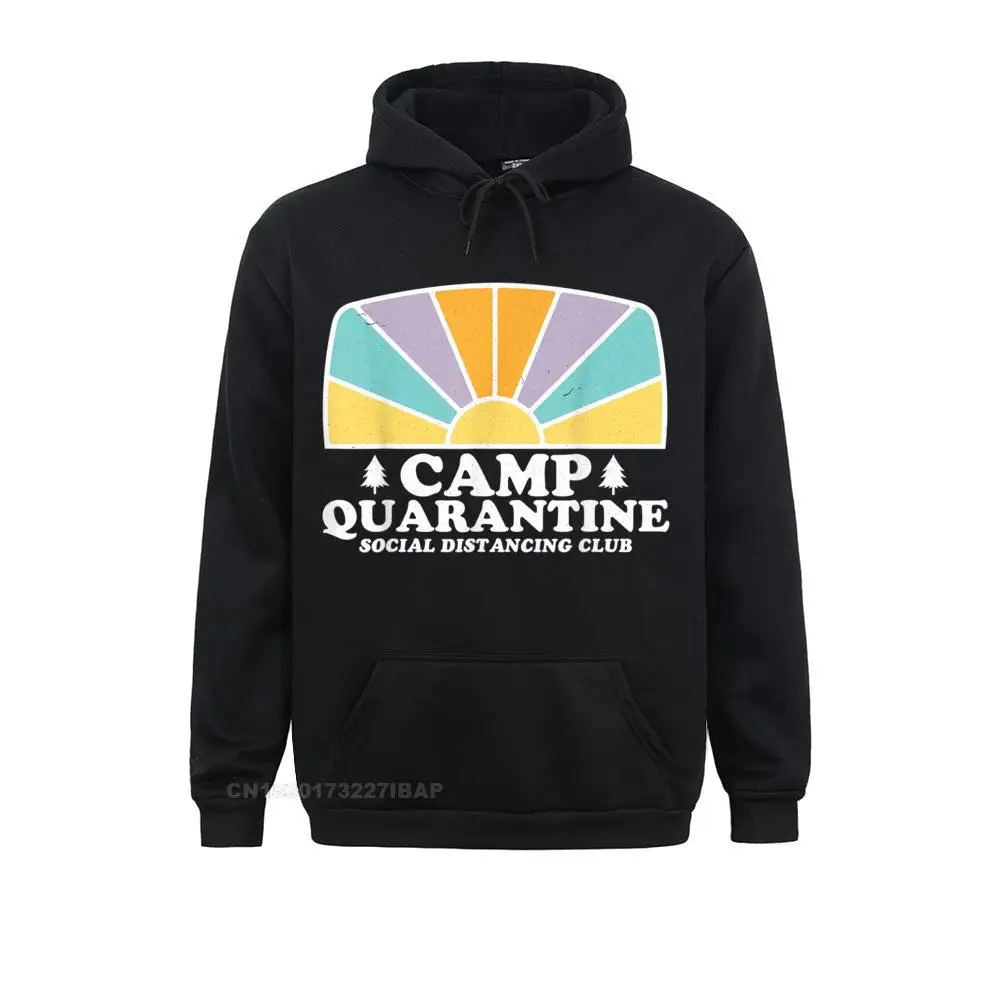 

Retro Vintage Camp Quarantine Funny Social Distancing Sweatshirts Slim Fit Hoodies Party Hooded Pullover For Boys VALENTINE DAY