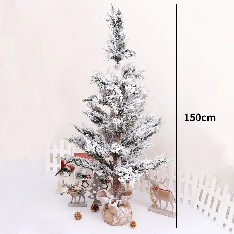 Mini Christmas Tree Artificial Snowflake Beautiful Miniature Christmas Decorative for Home Kitchen Desktop Plants Navidad