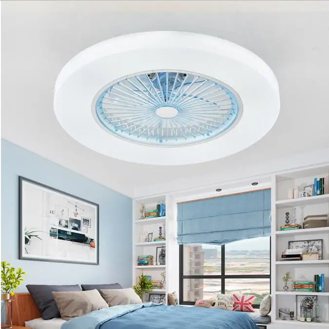 2 in 1 fan invisible led household fan invisible electric fan lamp