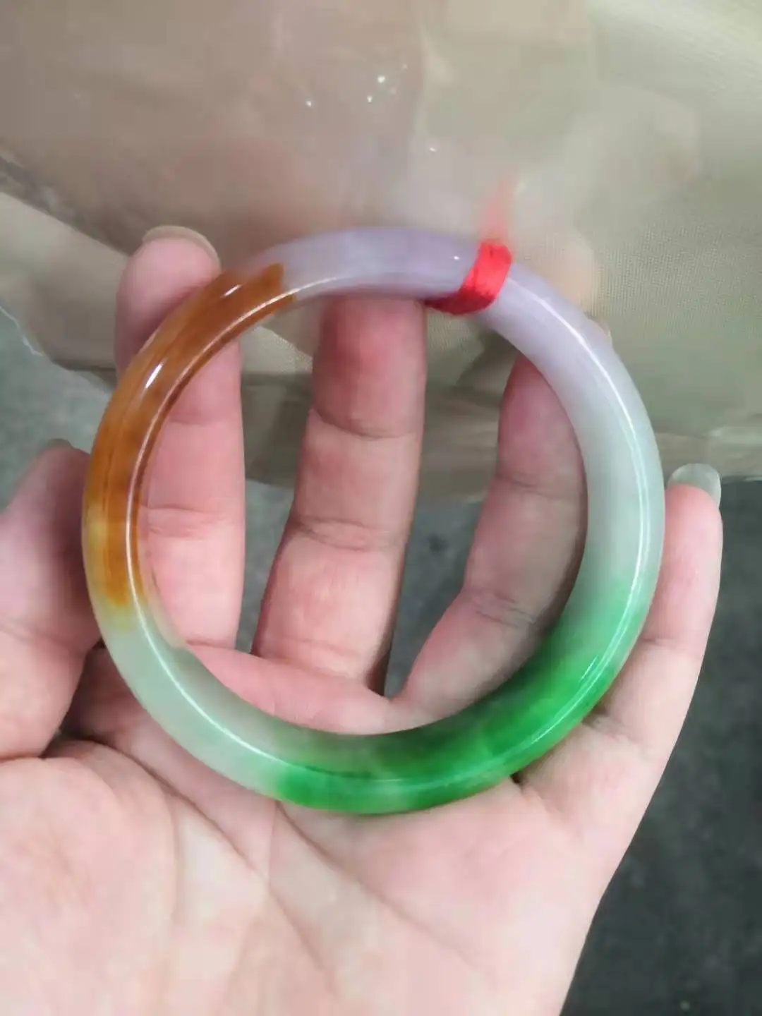 

100% natural Burmese jadeite Rare 3 colors bracelet elegant princess bracelet gift for friend jade jewelry women bangle bangles