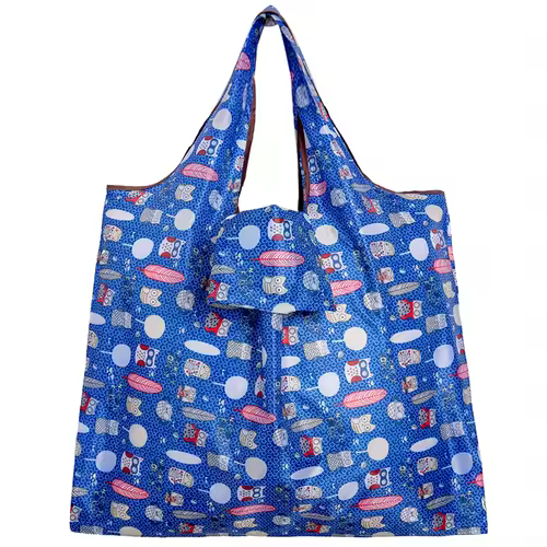 Big Size Thick Nylon Large Tote ECO Reusable Polyester Portable Shoulder Women's Handbags Folding Pouch Shopping Bag Foldable - Image 10