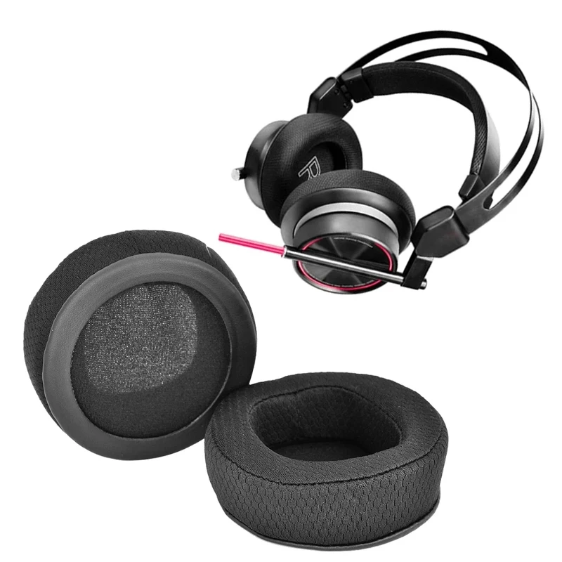 V-MOTA almohadillas Compatible con 1 punta de lanza VR H1005 H1006 Pro H1707 E-Sports estéreo USB auricular Reemplazo de cojines