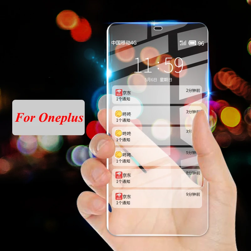 2 pezzi di vetro temperato per Oneplus 9 9r 8 8t 6 7 1 + 6 5T 6T 3T proteggi schermo in vetro protettivo per One Plus N10 N100 Nord 5 6 7 7T