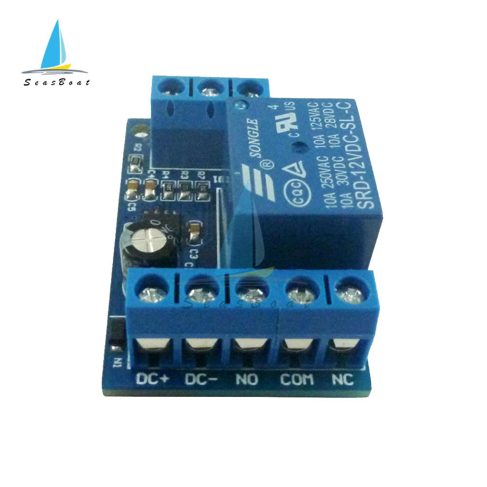 2 in 1 DC 12V Automatic Drainage Controller Module Pump Pour Water Automatic Controller Liquid Level Sensor Switch Relay Module