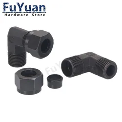 1PCS High Pressure Tubing Transition Joint Male thread 1/8 1/4 3/8 Hydraulic Carbon Steel Card Sleeve Pipe Fittings Connector