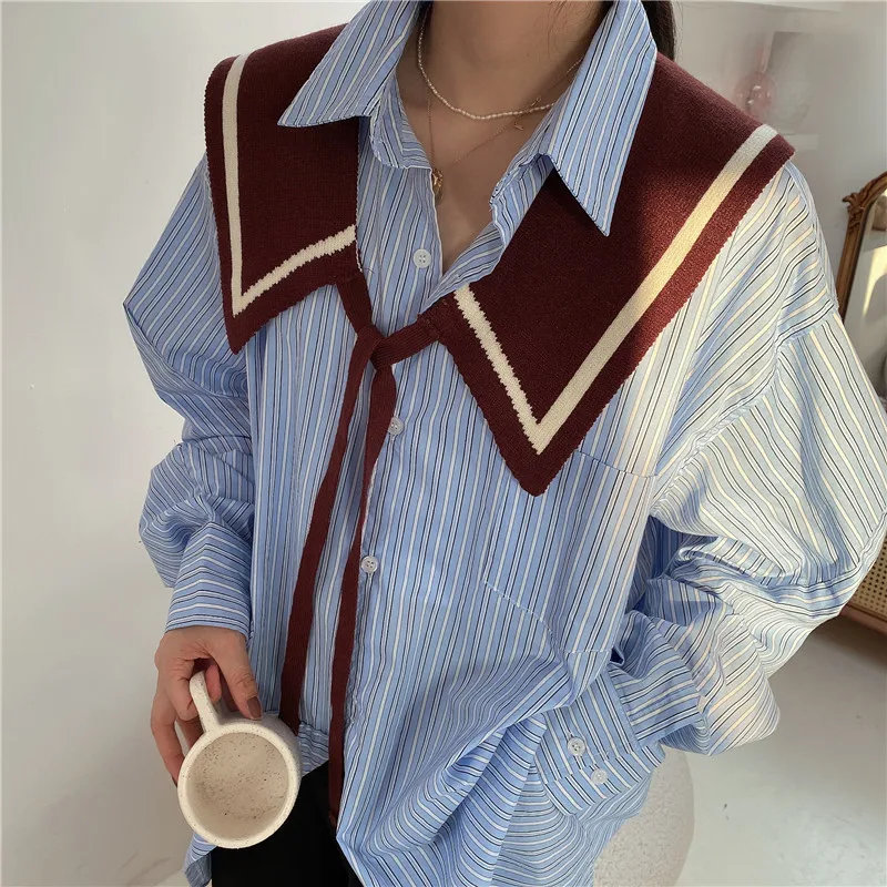 

Brand New Vintage Knitted Cape Shawl Women Lolita Short Bow Tie Mantle Caplet Coat For Girls Lady