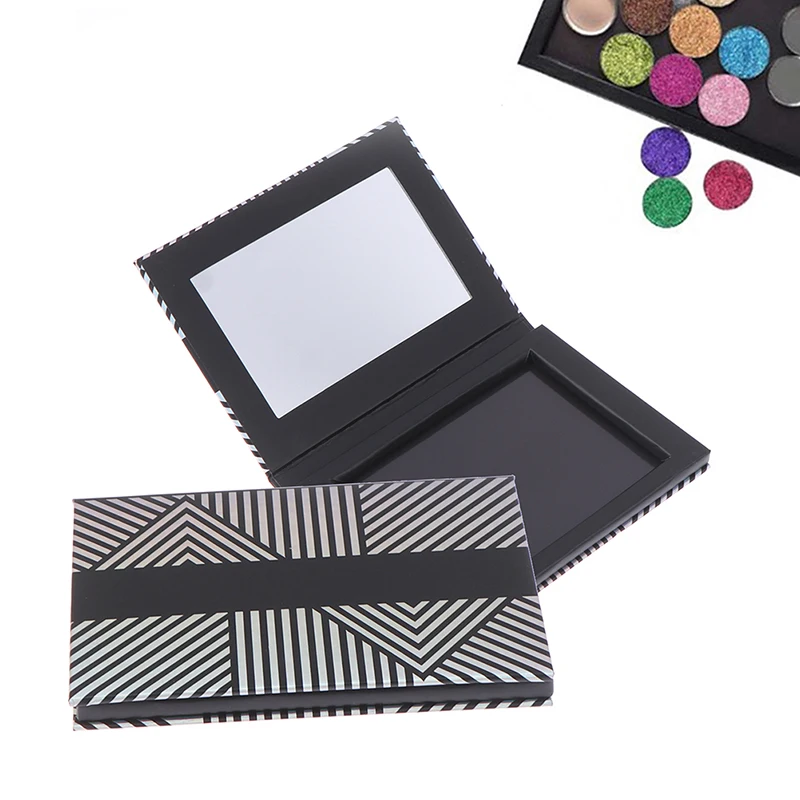 Empty Magnetic Palette with Mirror Eyeshadow Organizer Creative DIY Refill Cosmetics Box for Blusher Lip Gloss