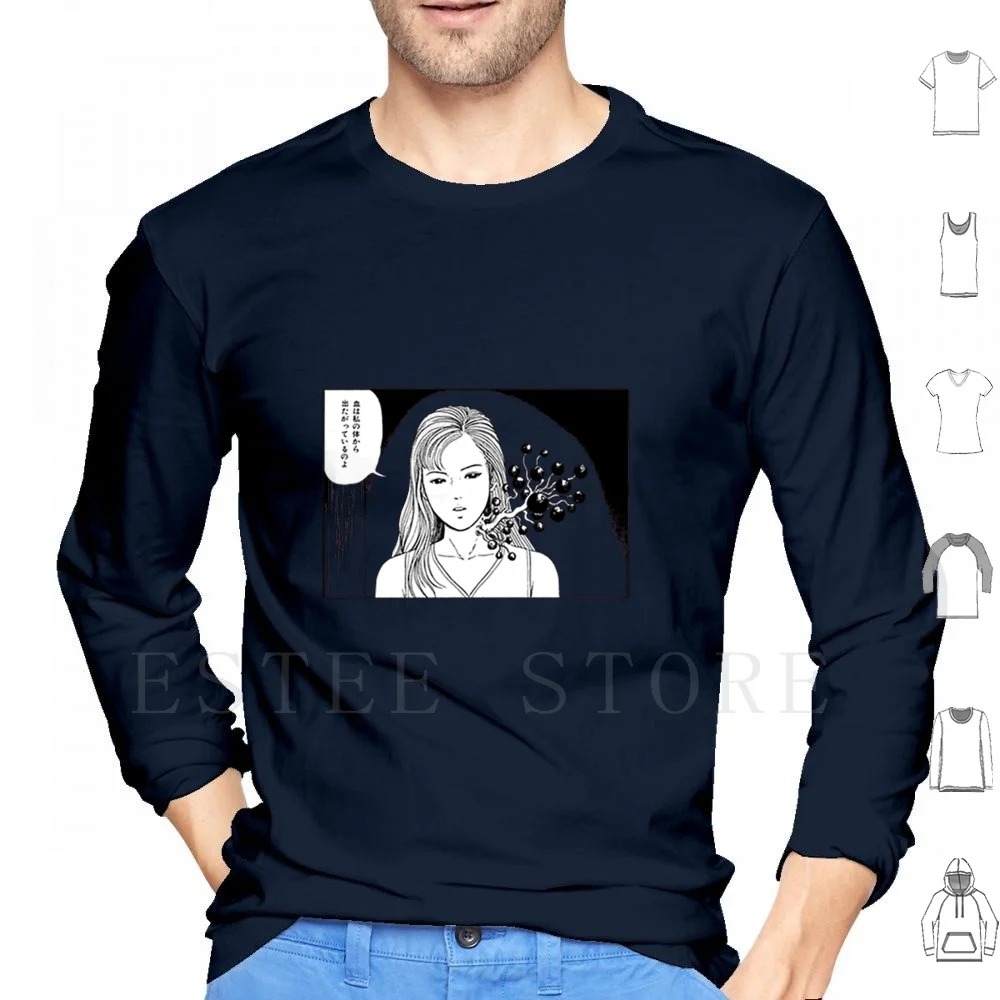 

Толстовки Blood Bubble с длинным рукавом Blood Bubble Ito Blood Bubble Nice Design Трендовый топ