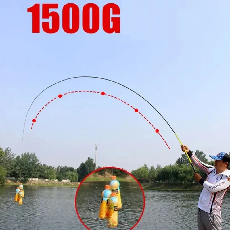 Travel Fishing Rod Set Package 4.5m 5.4m 6.3m 7.2m 8m Stream Fishing Rod Carp Hand Pole Including Some Fishing Component