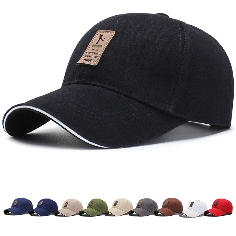 

Men Cotton Baseball Cap Women Outdoor Shade Bone Autumn Winter Adjustable Dad Hats Snapback Casquette