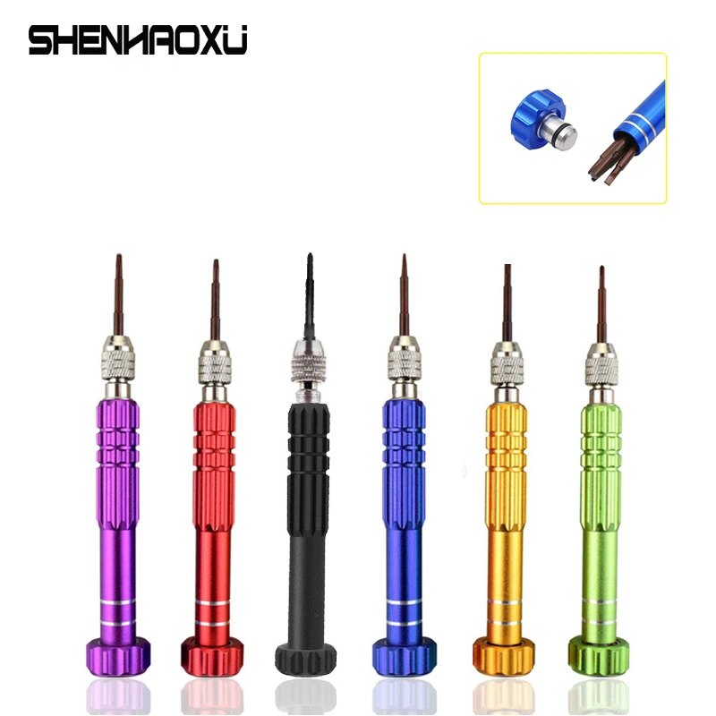 5+2 In 1 Precision Screwdriver Set Multi-function Slotted Torx Phillips Screwdriver Bit Set For IPhone And Mobile Phone Repair