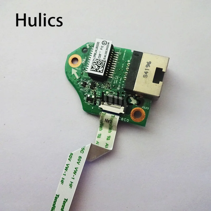 Hulics Used FOR TOSHIBA SATELLITE S55 S55-B S55T-B S55T-B5 SERIES ETHERNET LAN PORT BOARD WITH CABLE DA0BLNPC8C0