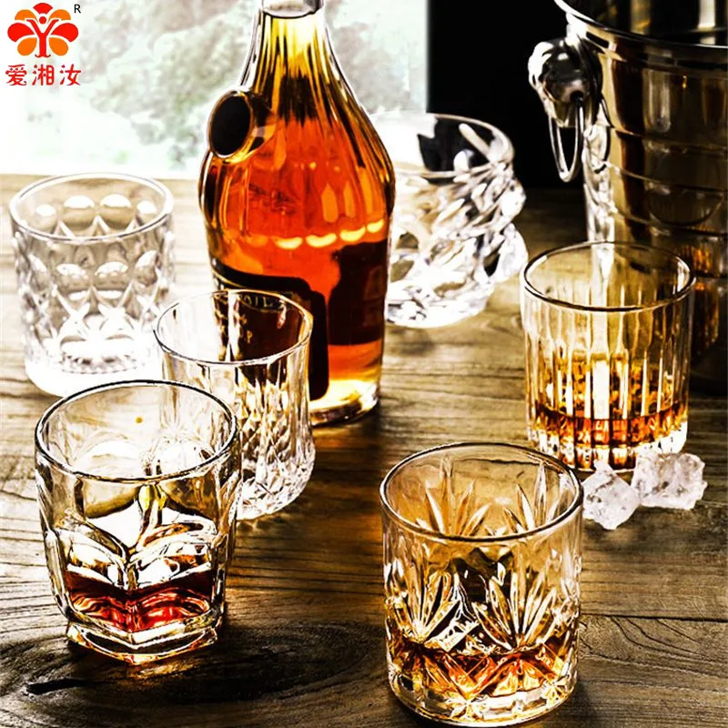 

Aixiangru Whiskey Glass Wine Glasses,Shot Glasses,Cocktail Glass,Bar Drinkware, Drinking Glasses