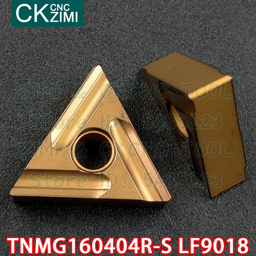 TNMG160404R-S LF9018 TNMG 160404R S LF9018 كربيد الشق الداخلية الخارجية تحول إدراج آلة خرط تعمل بالتحكم الرقمي بواسطة الحاسوب أدوات تقطيع للصلب