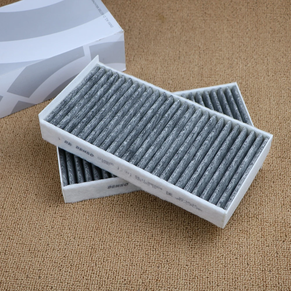 Cabin Filter 64319321875 2Pcs For Bmw F45 F46 214d 216i 218i 220i 225i/F48 X1/F39 X2 2013 2014 2015 2016 2017 2018 2019 Carbon