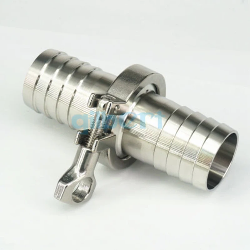 

89mm Hose Barb x 3.5" Tri Clamp Set SUS304 Stainless Steel Sanitary Fitting Tri-Clover Home Brew