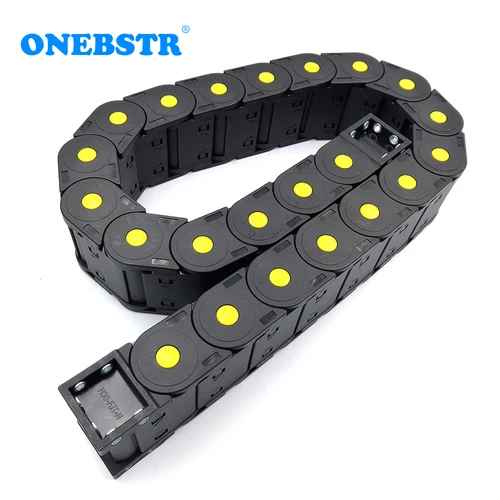 Imagen 2 del producto JFLO-Cadena de arrastre de cable portador, tanques de protección, apertura bilateral cerrada, 1 metro, 25 Series