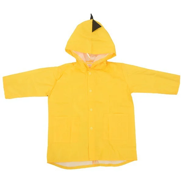 Cute Dinosaur Baby Raincoat, Outdoor Waterproof Rain Coat, Children Impermeable Poncho, Boys and Girls Rain Jacket, Yellow