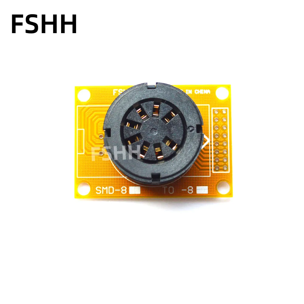 TO25-8 Với PCB Thử Nghiệm Ổ Cắm TO8 S8 CAN8 Đốt Cháy Trong Ổ Cắm