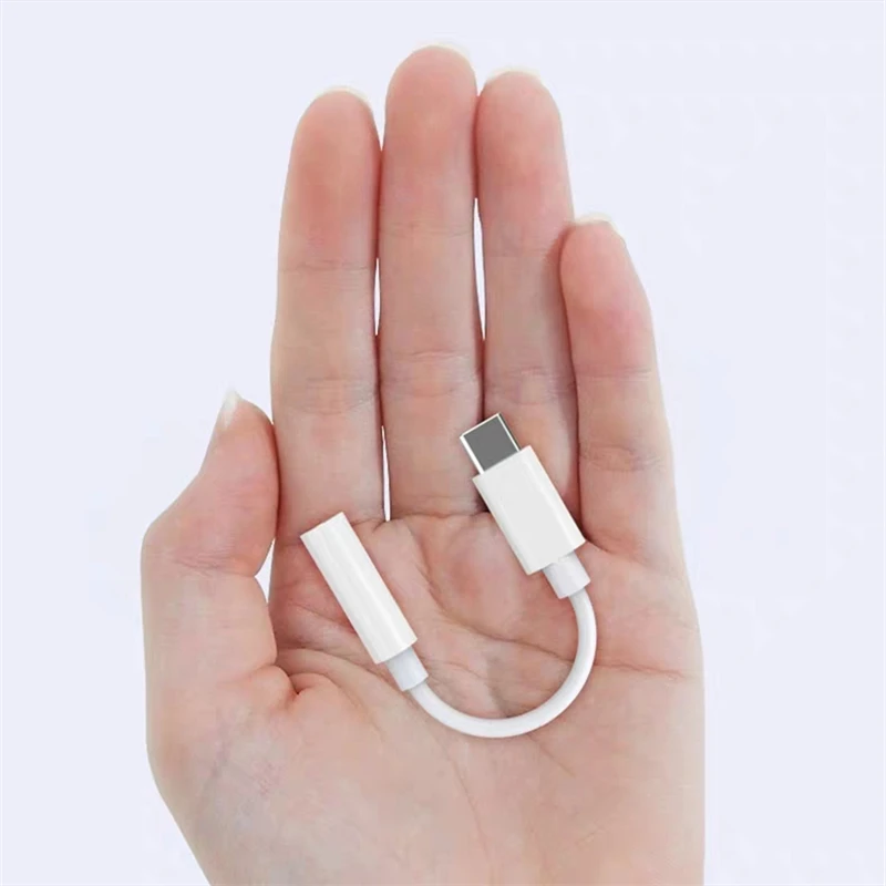 Type-C to 3.5mm Earphone Jack Converter Aux Audio Cable Adapter for iPhone Samsung Xiaomi Redmi Honor realme OnePlus Connector