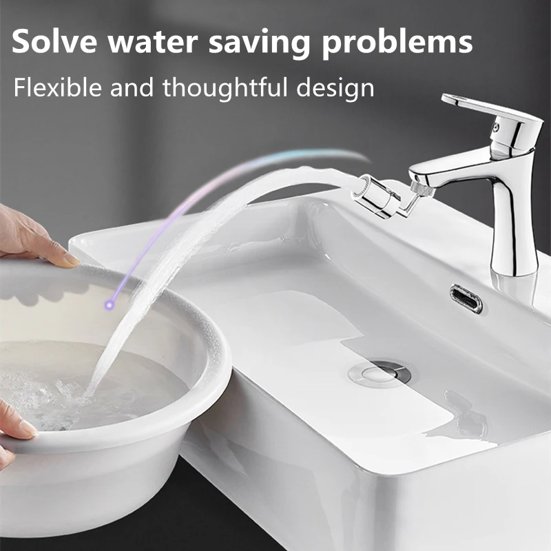 CCC Rotation Faucet Mixer Aerator Water Diffuser For Kitchen Bathroom Water Filter Nozzle Bubbler Water Spray Faucet Attachment