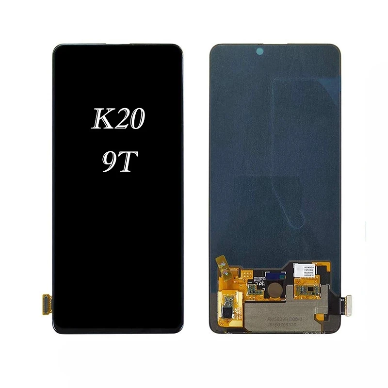 Original Amoled 6.39\'\' For XiaoMi Mi 9T Mi 9T Pro LCD Screens With Fingerprint For TFT Redmi K20 Pro LCD Display Touch Digitizer