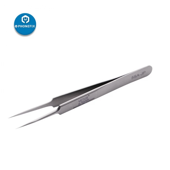 Vetus 5sa-jp pinças de aço inoxidável de alta precisão afiada pinças de solda do telefone móvel ferramentas de reparo para iphone ipad