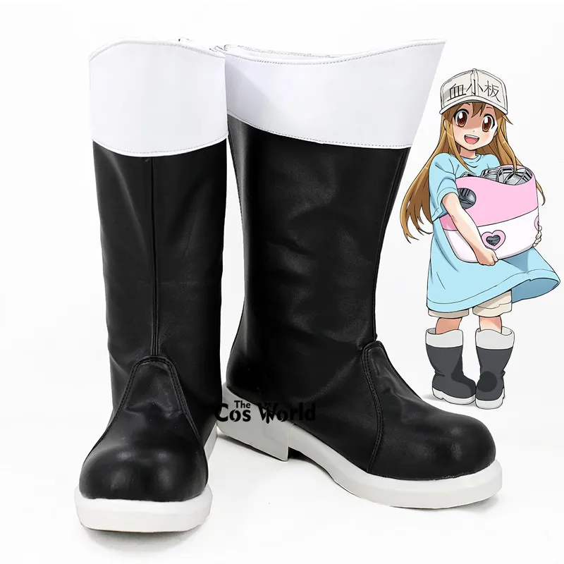 Cells at Work! Hataraku Saibo Platelet Kesshoban Anime Customize Cosplay Flat Shoes Boots